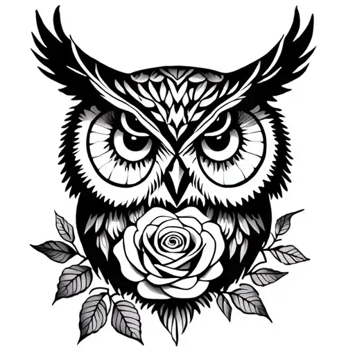Owl With Padilha And Rose