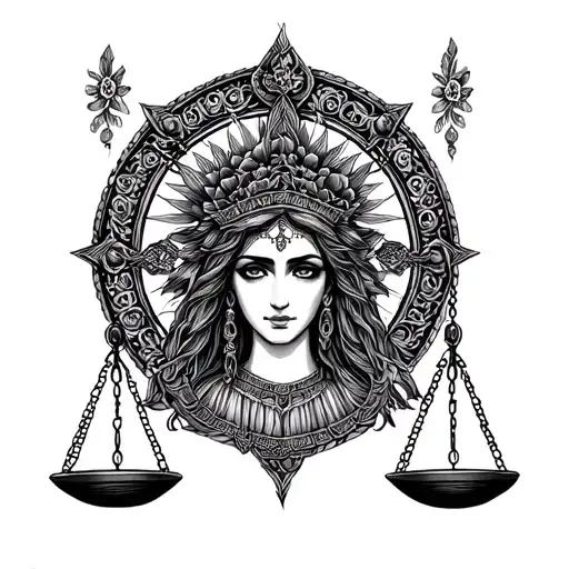 Libra Goddess Scales
