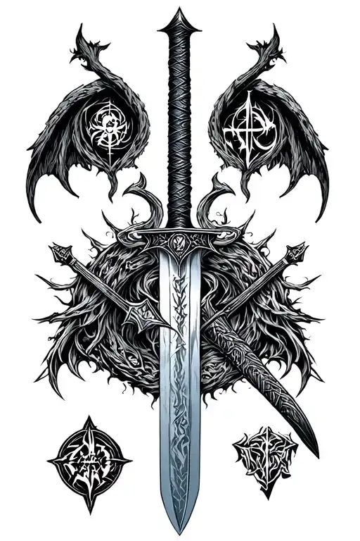 Witcher Sworda And Witcher Signs