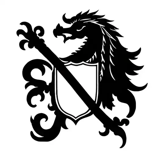 Coat Of Arms Tattoo Design