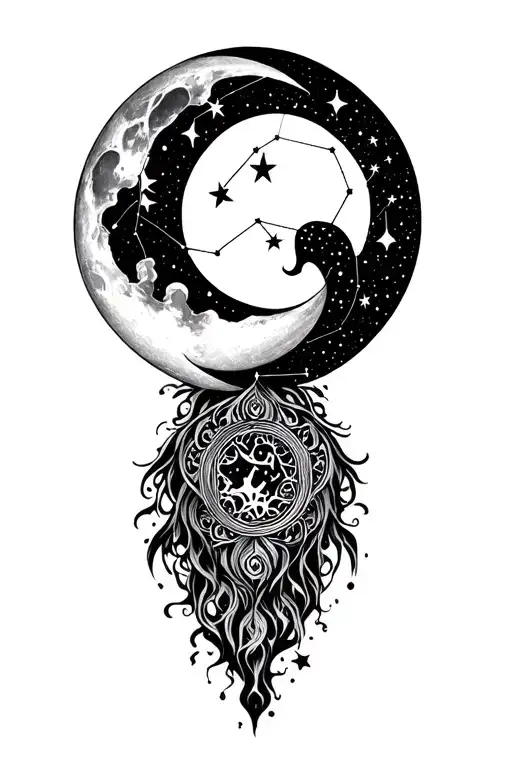 Moon Star Constellation