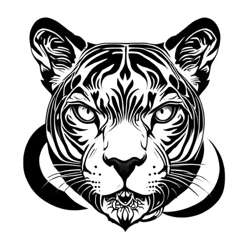 Oriental Style Panther Mixed