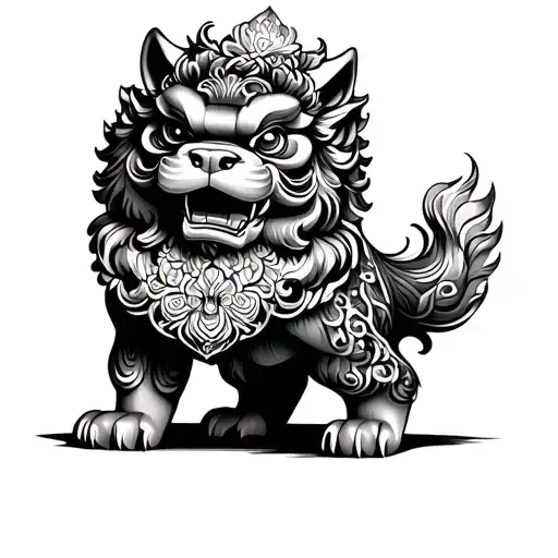 Divine Foo Dog Standing Strong