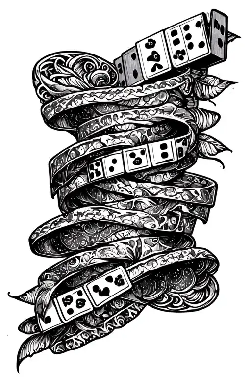 Bicep Sleeve Dominoes Cascading