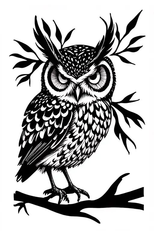 Minimalist Owl