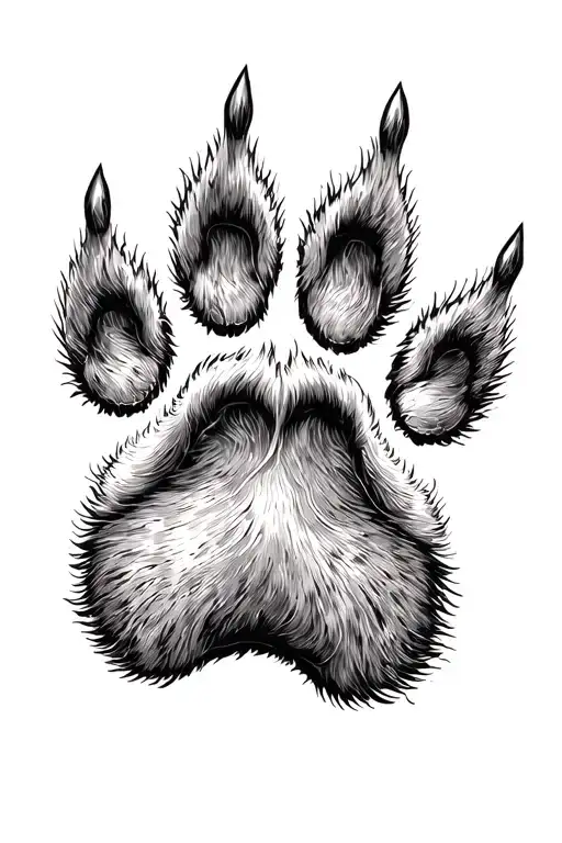 Dog Paw Print