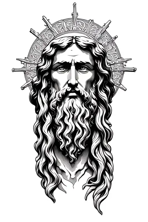 The Face Of Christ Under The Name Polo