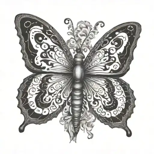 Butterfly With Names Incorporated