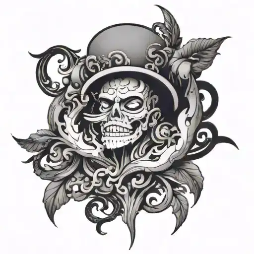 Full Sleeve One Piece Featuring