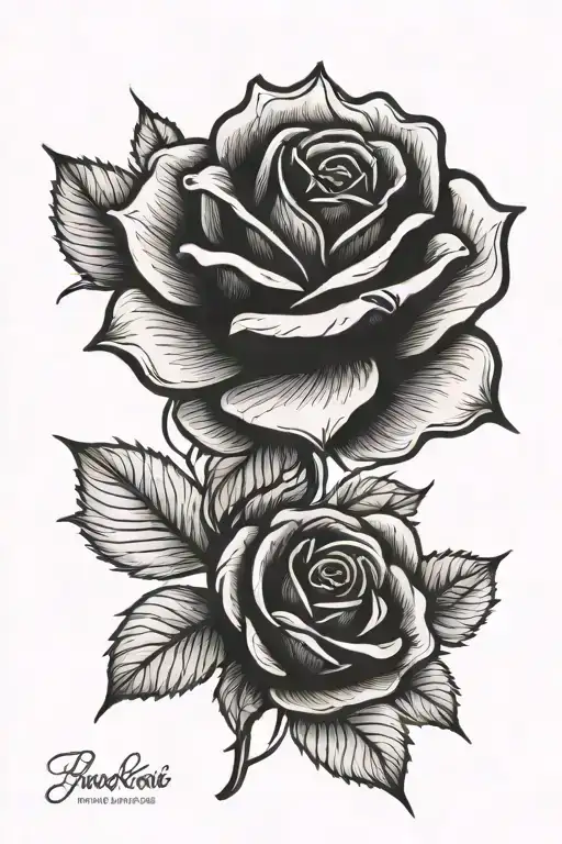 Black Rose Blooming