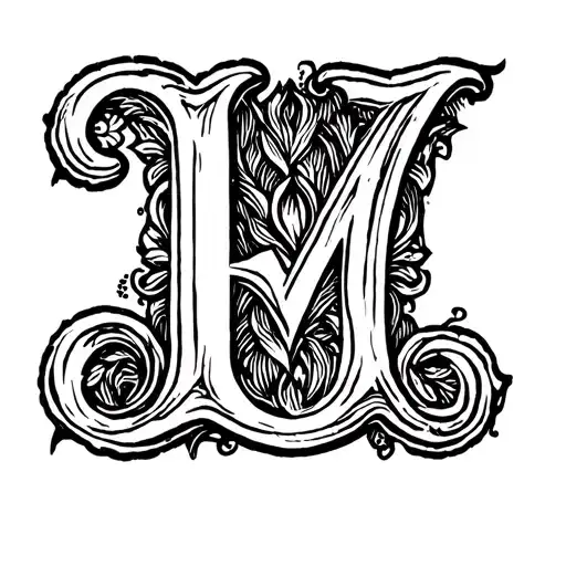 Letter C And M Combine With Number 17