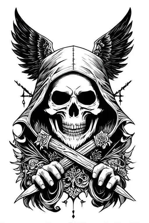 Russian Traditional Grim Reaper Tehmota