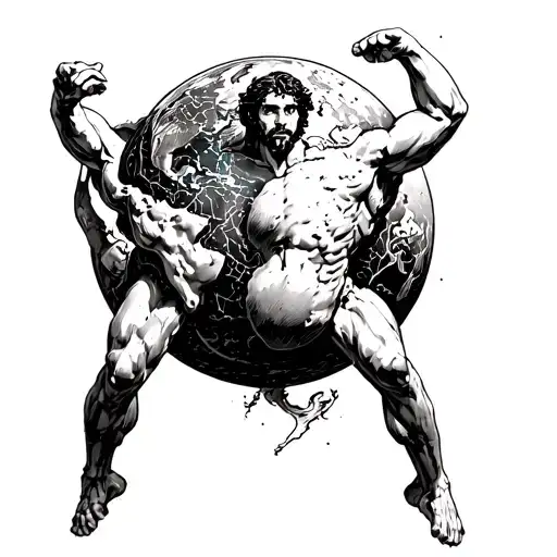 Atlas Carries The World On His Shoulders