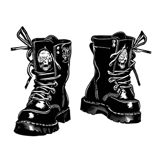 Punk Skinhead Boots