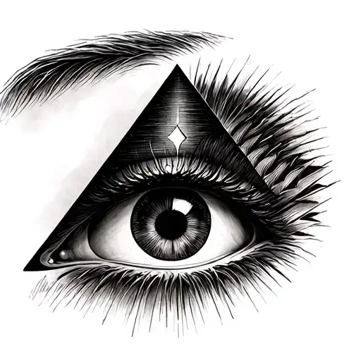 Pyramid And Eye