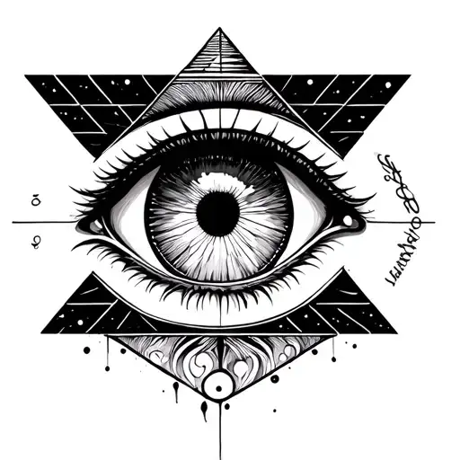 Pyramid And Eye