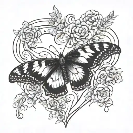 Butterfly With Heart