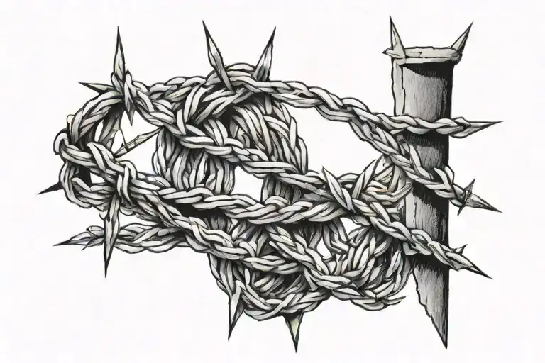 Small Barbed Wire Length
