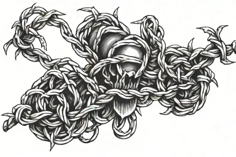 Small Barbed Wire Length