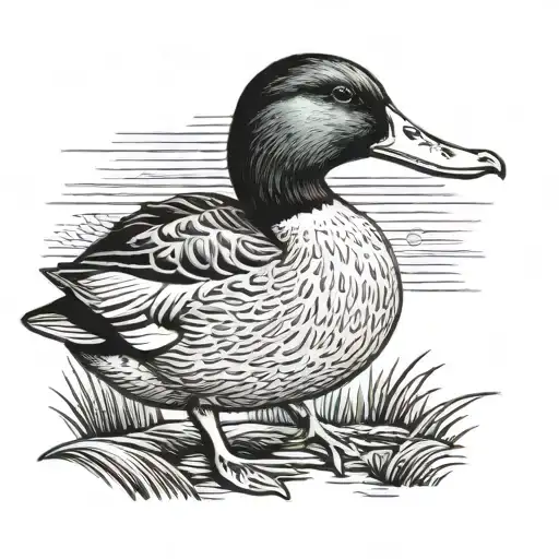 Mallard Duck Standing