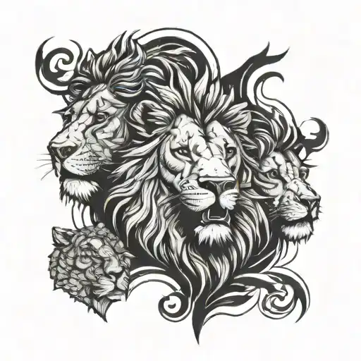 Lion And A Lioness