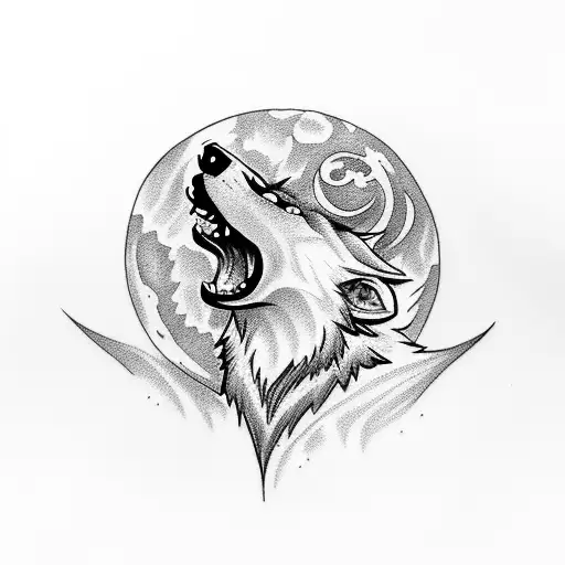 Werewolf Howling At The Moon