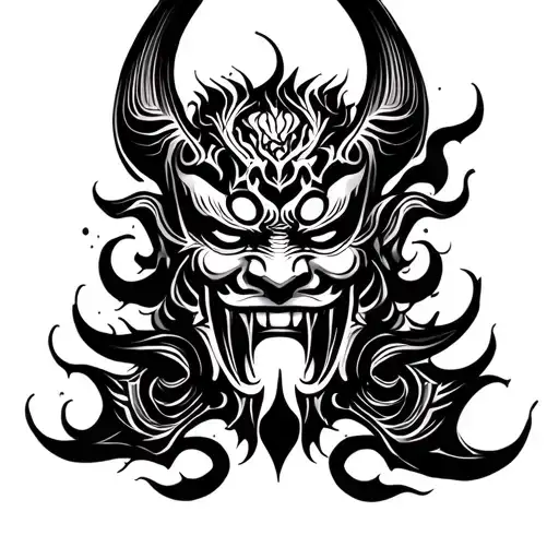 Japanese Oni Mask