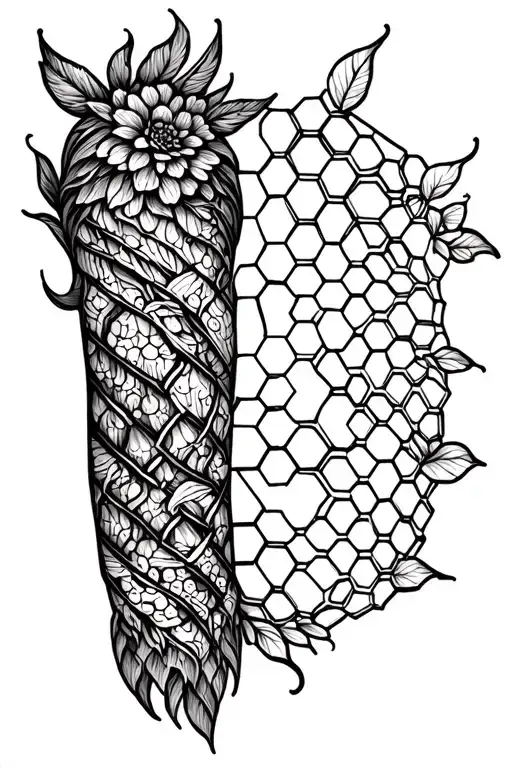 Honeycomb Sleeve Black