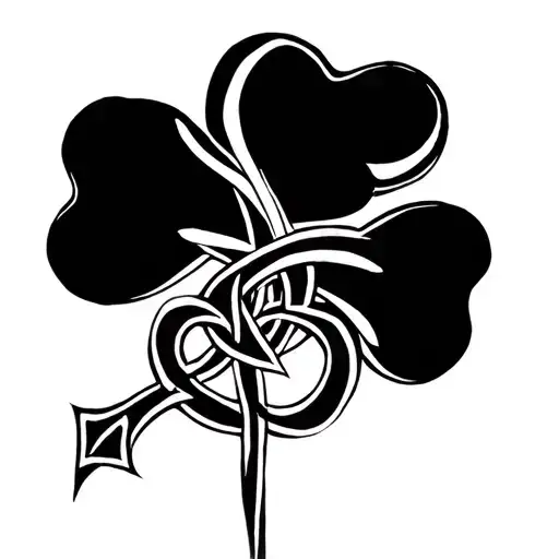 Shamrock Celtic Knot Intertwined