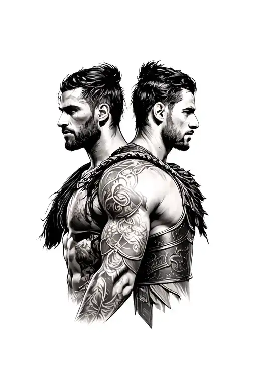 Gladiator Realistic Back To Back