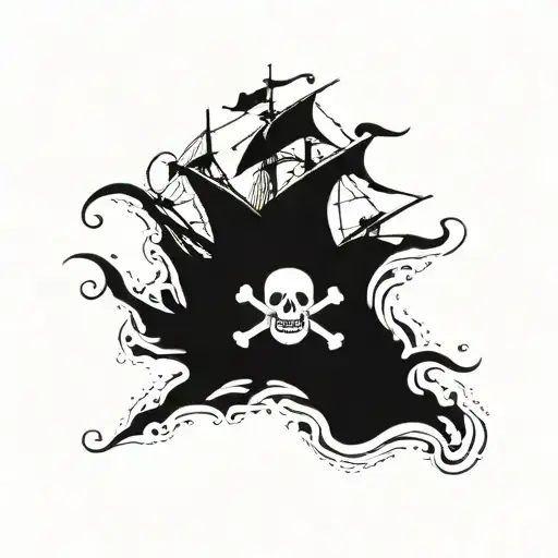 Pirate Flag Torn