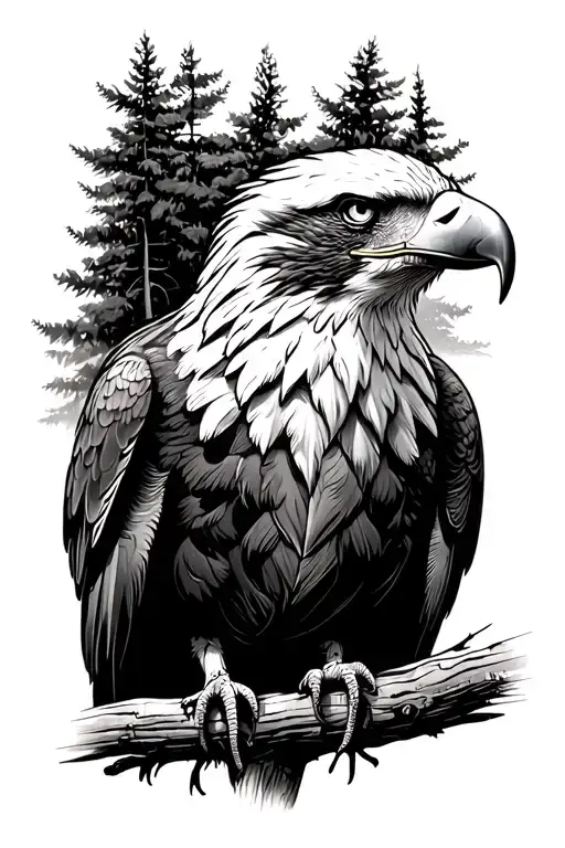 Outdoor Scene Featuring An Eagle