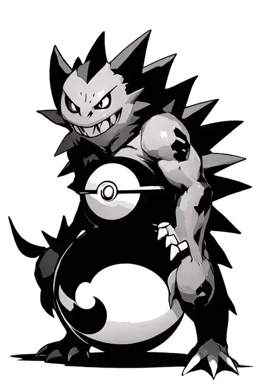 Pokemon Gengar Entering Pokeball