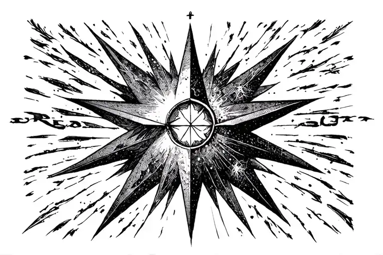 Image Of The Rebirth Of A Star With The Inscription Reborn Star