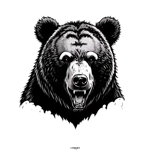 The Image Of A Hungry Bear