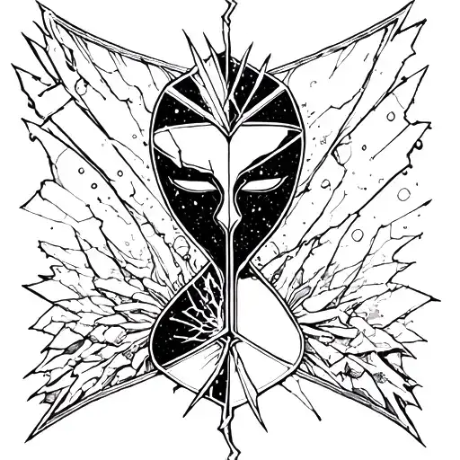 Semi Omni Mask Broken Hourglass