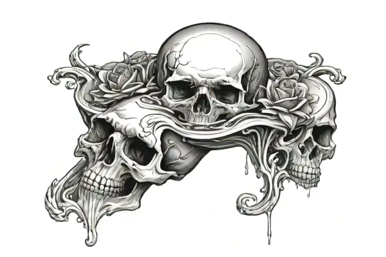 Skull Water Fountain