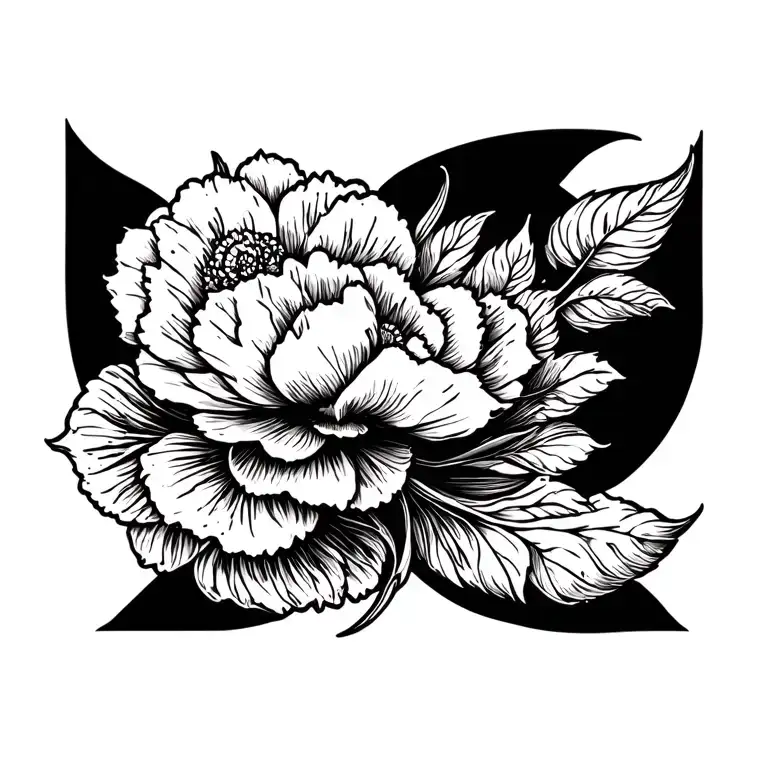 Initial Tattoo Design