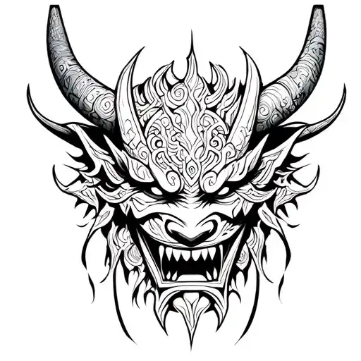 Oni Demon Mask
