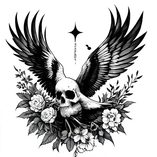 Memento Mori Memento Vivere Flying Bird