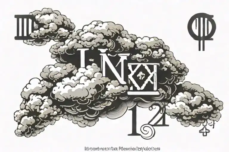 Clouds Around January 10 2020 In Roman Numerals
