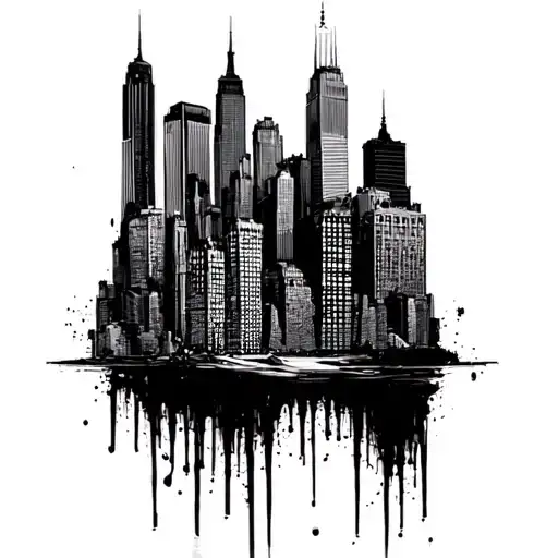 Skyline New York Gangster