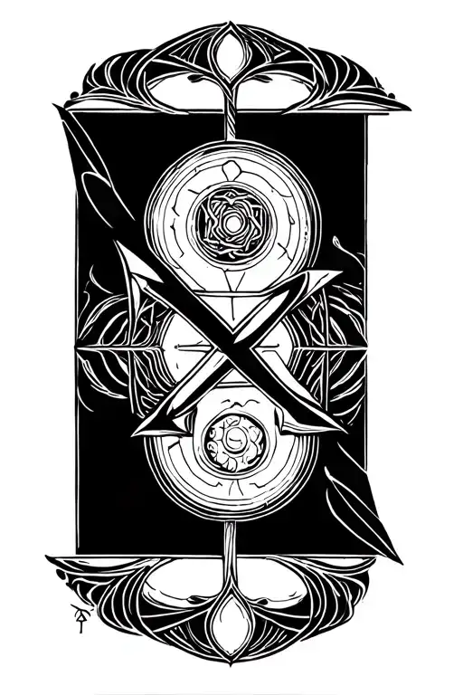 Compas Rune And Symbol