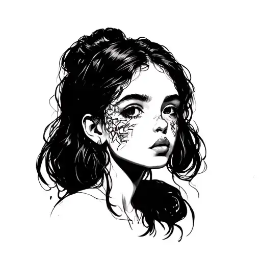 Girl Face Think Too Much