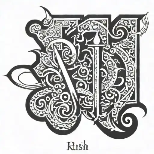 Rishi Name Tattoo Inspired