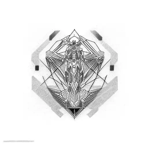 Evangelion Minimalistic Abstract Design