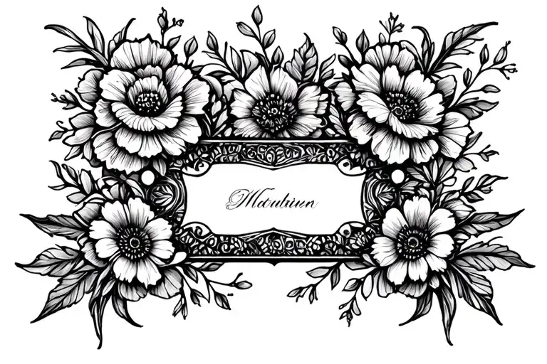 Floral Frame