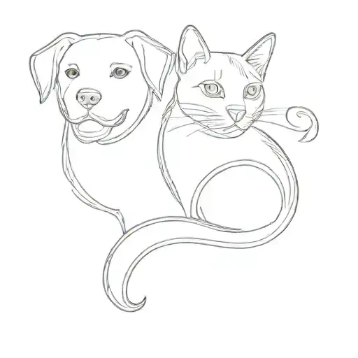 A Dog And Cat