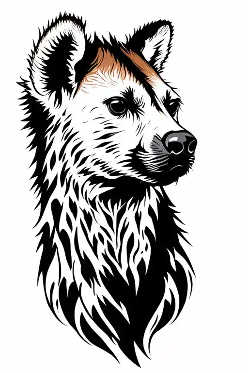 Hyena Head Only Sideview