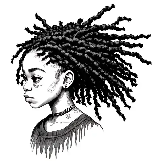 A Girl With Dreadlocks